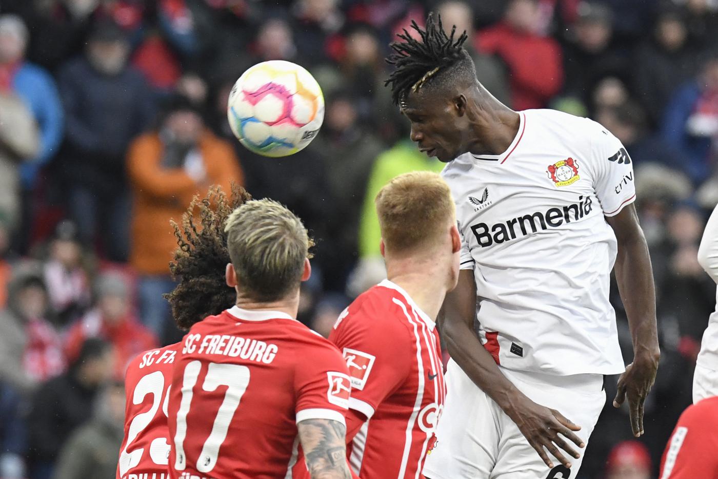 Freiburg gegen Bayer - 1-1. Deutsche Meisterschaft, 22. Runde. Spielbericht, Statistik.