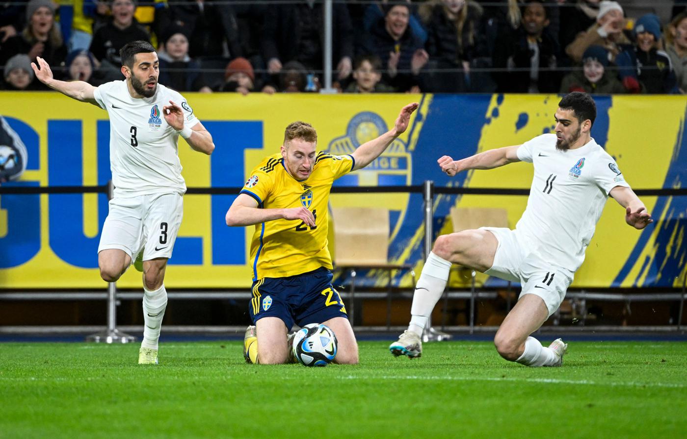 Schweden gegen Aserbaidschan - 5-0. Euro 2024. Überblick über das Spiel, Statistiken.