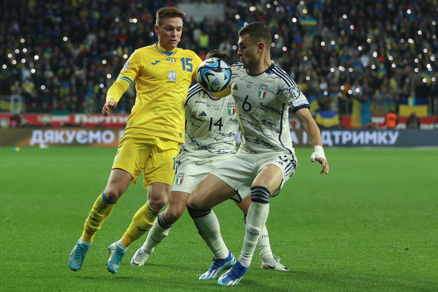 Украина - Италия - 0:0. Евро-2024. Обзор матча, статистика