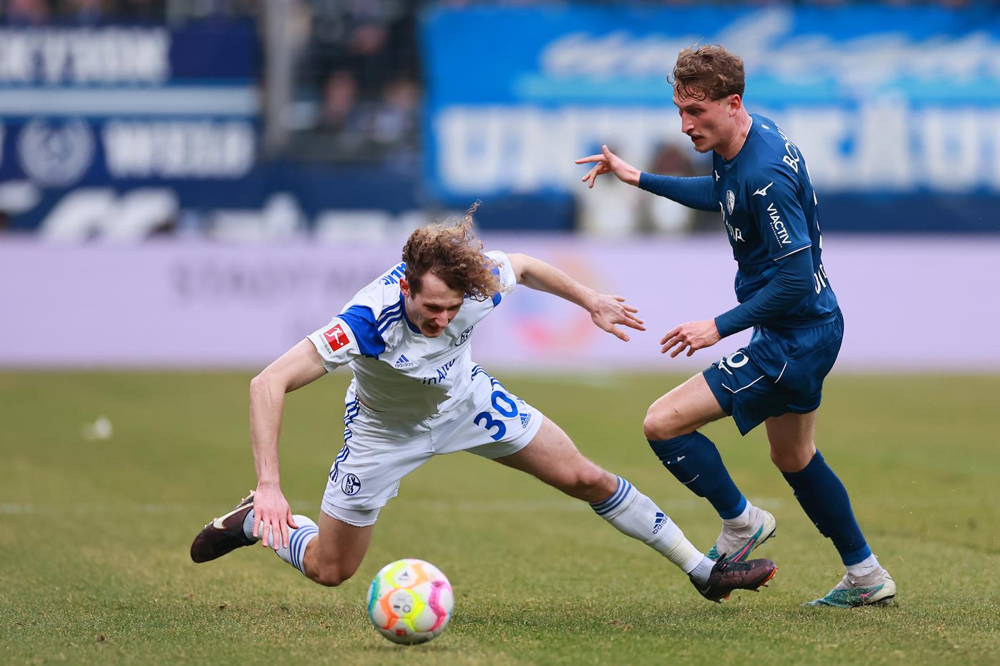 Bochum gegen Schalke - 0-2. Deutsche Meisterschaft, Runde der 23. Spielbericht, Statistik.