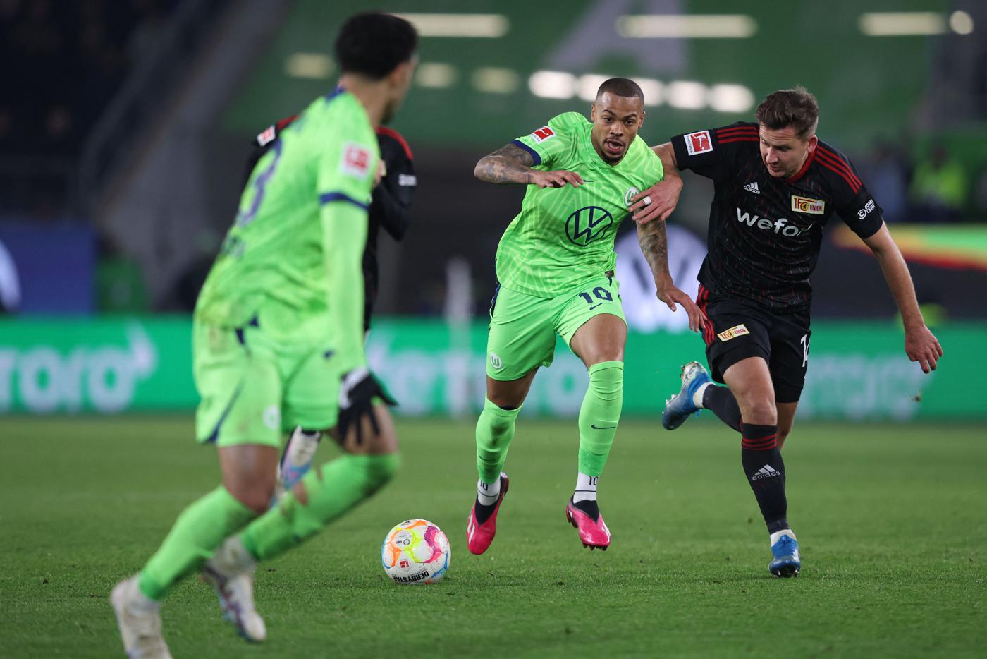 Wolfsburg kontra Unia - 1-1. Mistrzostwo Niemiec, runda 24. Przegląd meczu, statystyki.