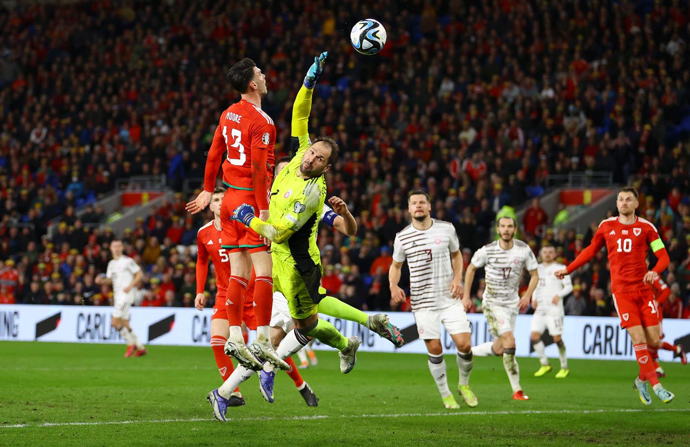 Wales Latvia 10. Euro 2024. Match review, statistics (March 28