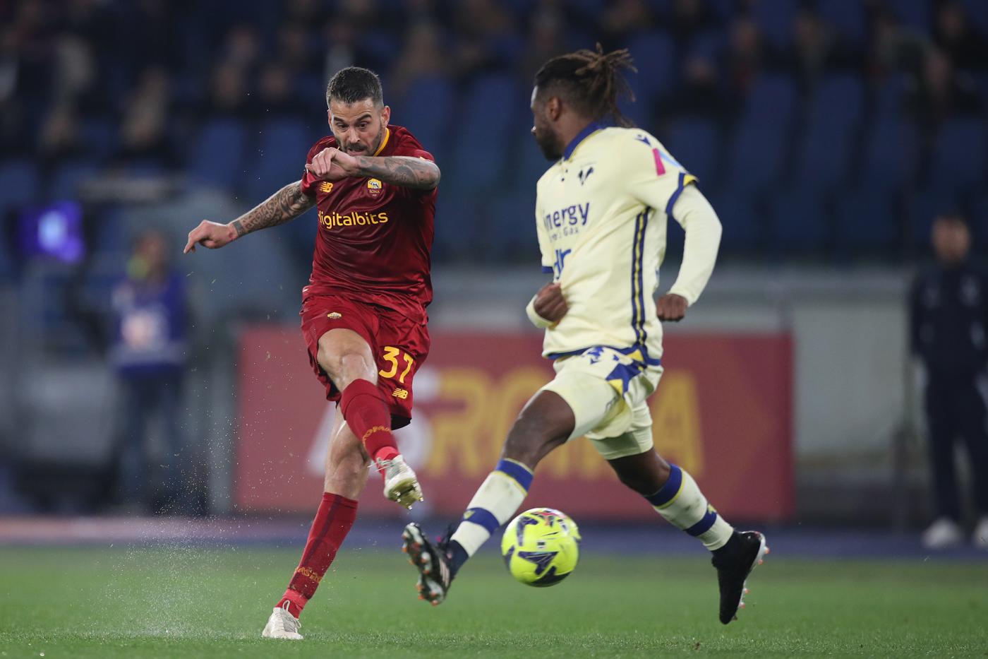 "Roma" - "Verona" - 1:0. Italian Championship, 23rd round. Match review, statistics
