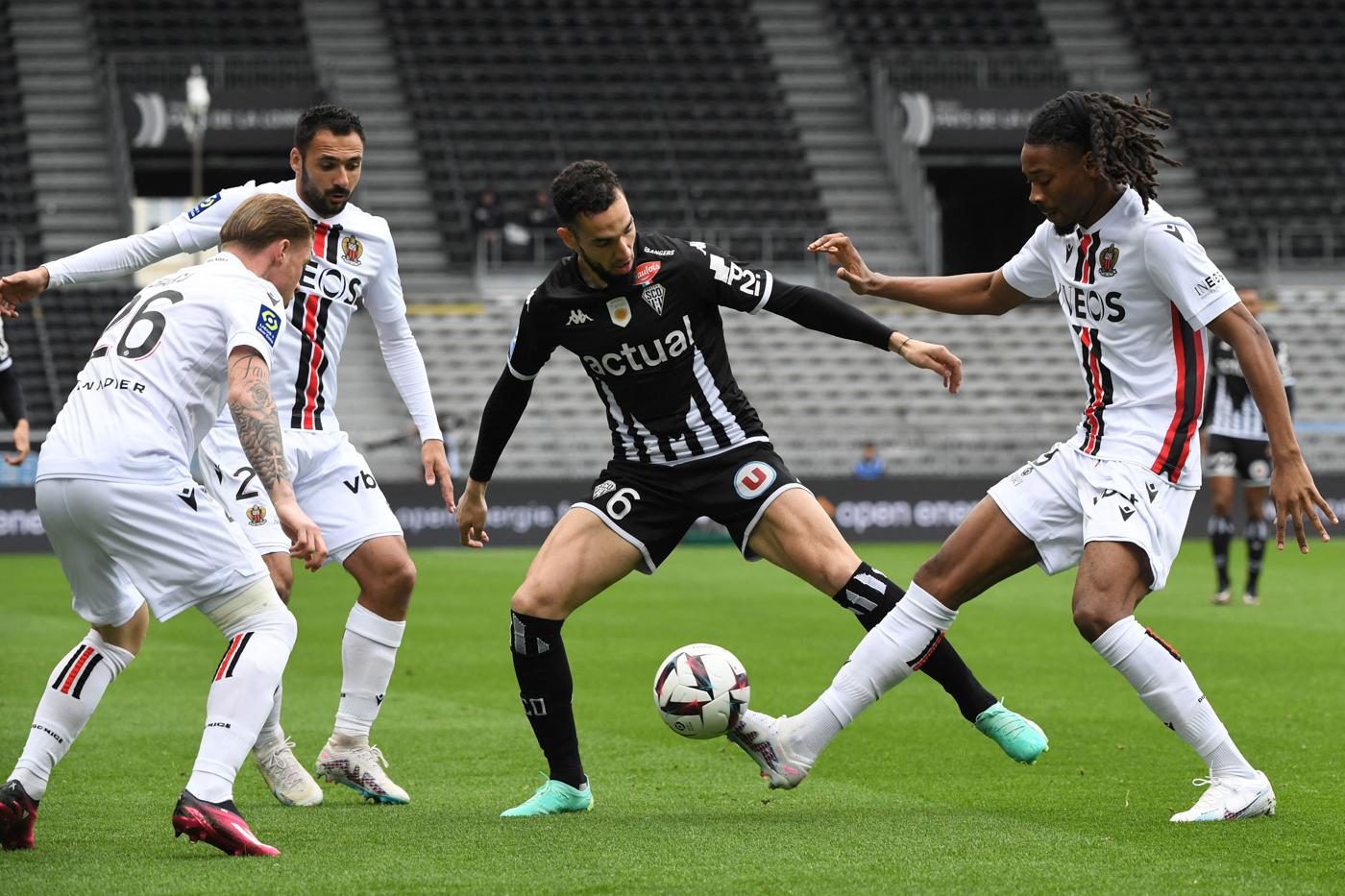 Angers - Nicea - 1:1. Mistrzostwa Francji, 29. runda. Przegląd meczu, statystyki
