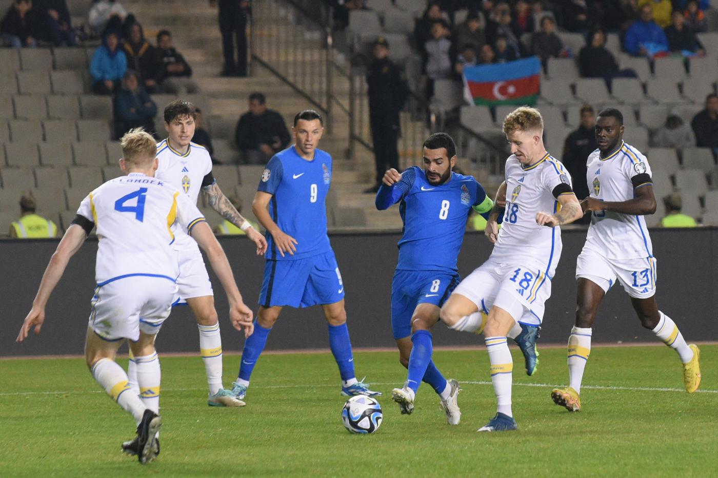 Azerbaijan Sweden 30. Euro 2024. Match review, statistics (Nov. 16