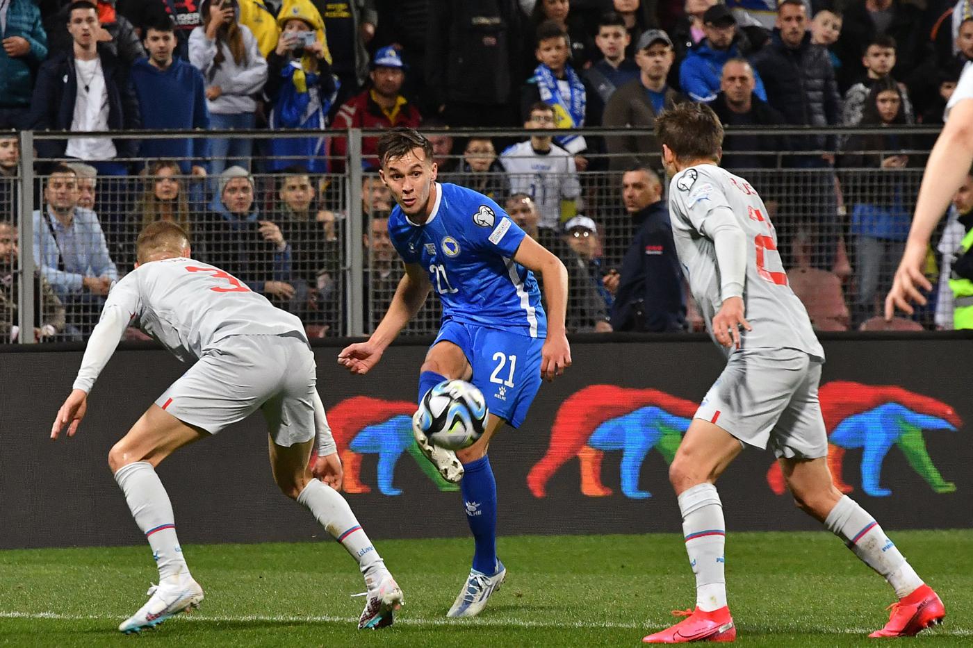 Bosnia v. Iceland - 3-0. Euro 2024. Match review, statistics