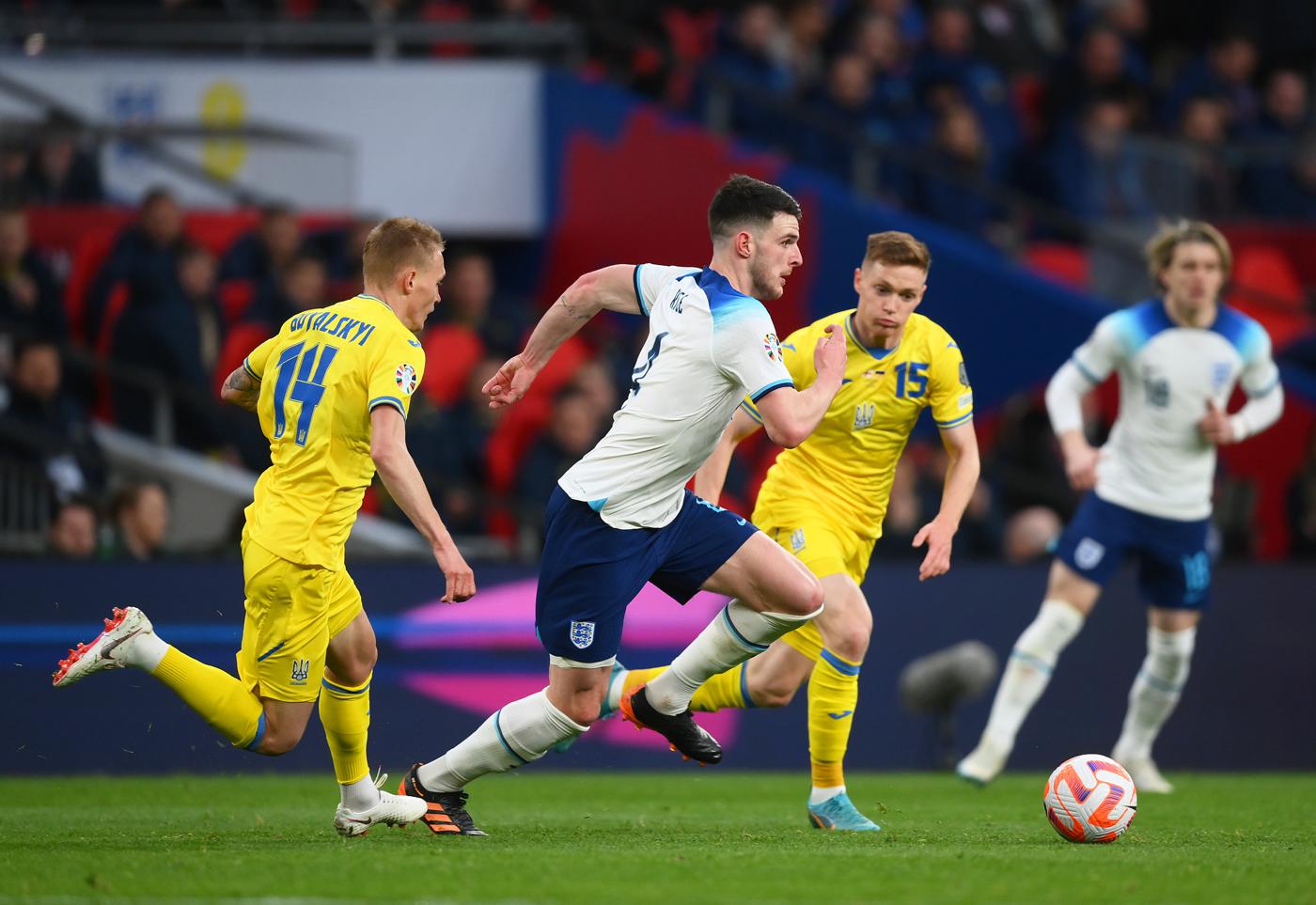 England v Ukraine - 2-0. Euro 2024. Match review, statistics (March 26, 2023) — dynamo.kiev.ua