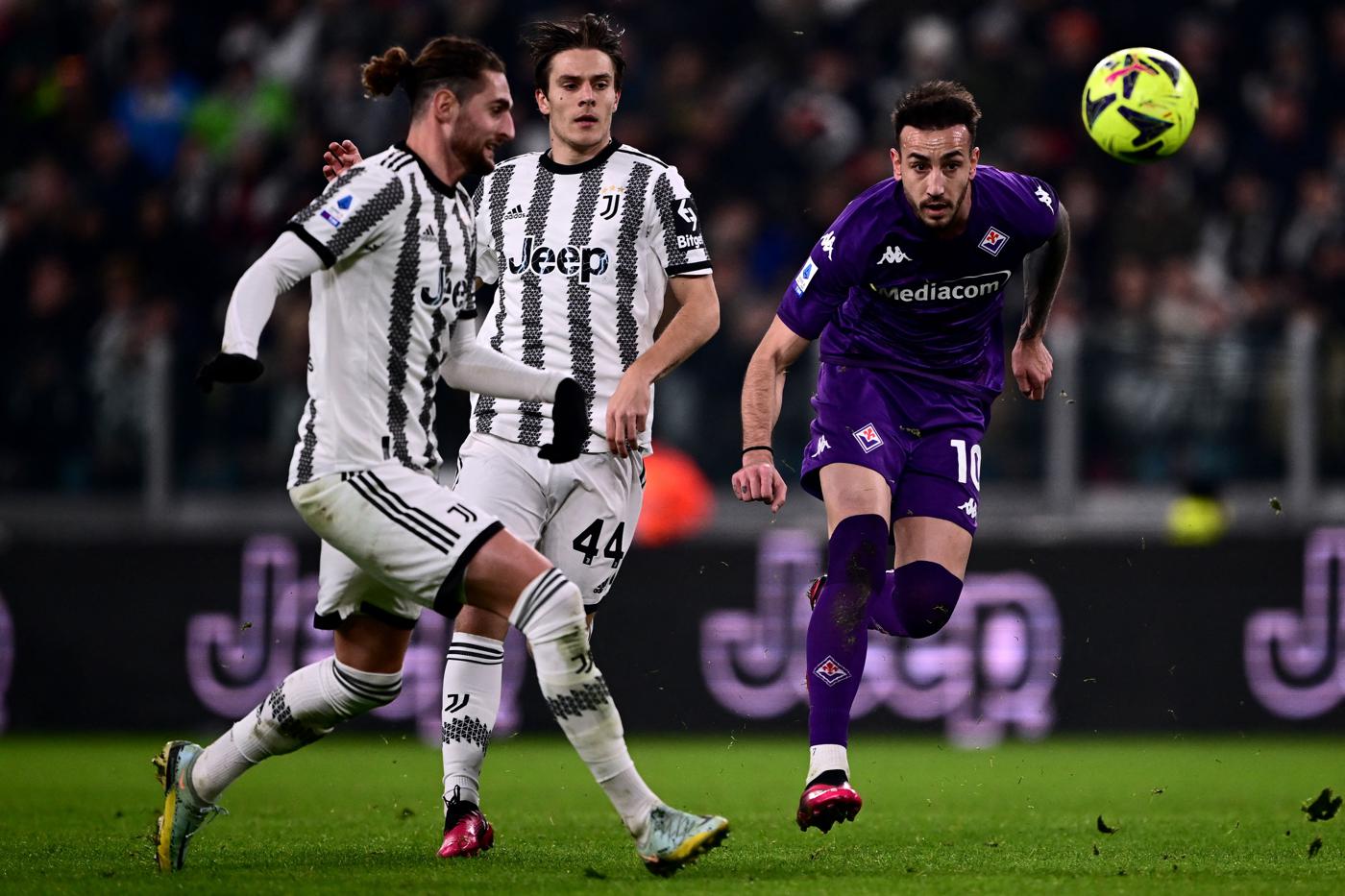Juventus - Fiorentina - 1:0. Italian Championship, round 22