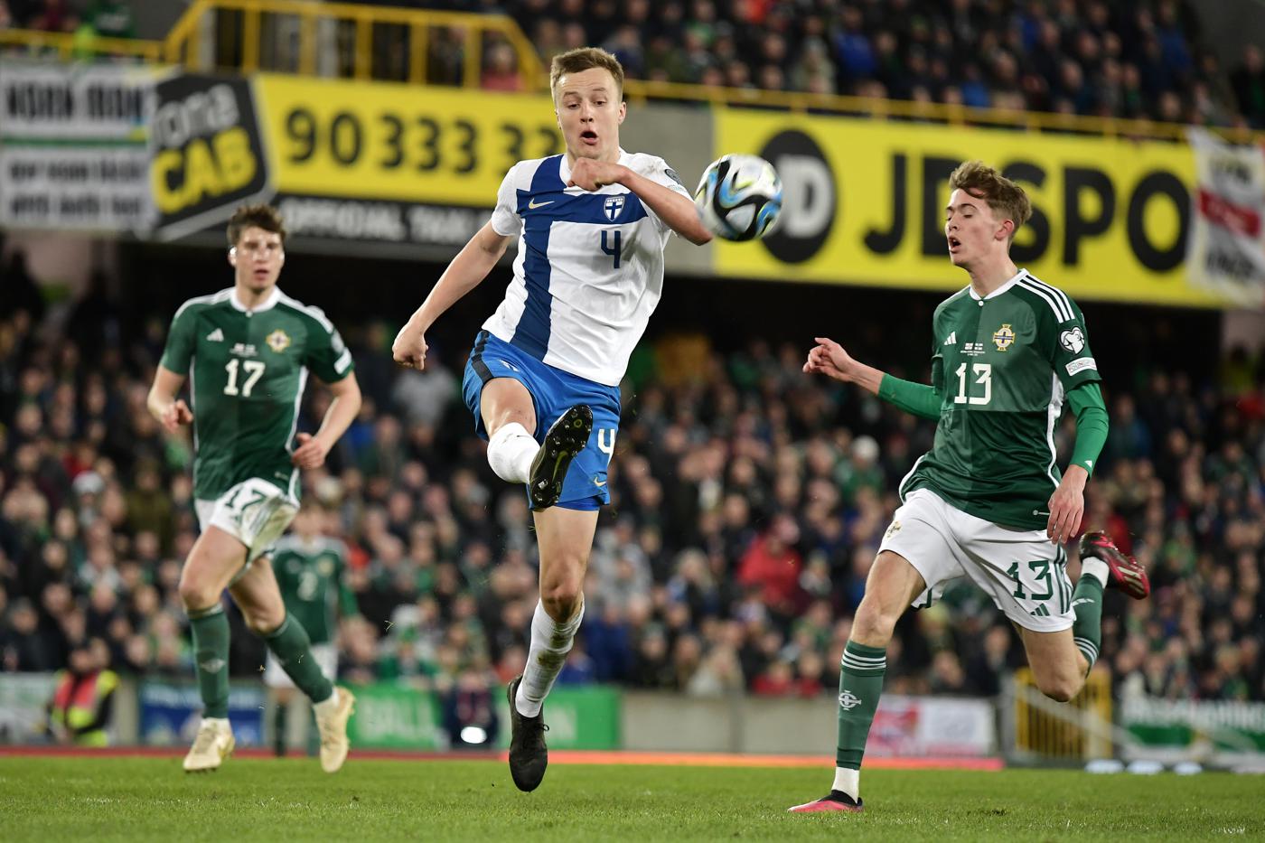 Сев.Ирландия - Финляндия - 0:1. Евро-2024. Обзор матча, статистика