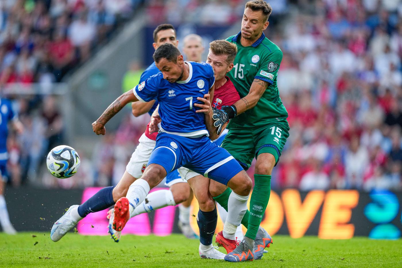 Norway v Cyprus 30. Euro 2024. Match review, statistics (June 20, 2023