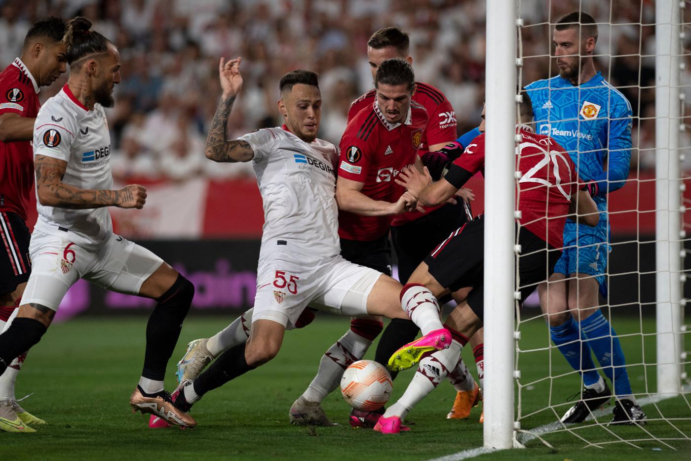Sevilla v Man United - 3-0. Europa League. Match review, statistics.