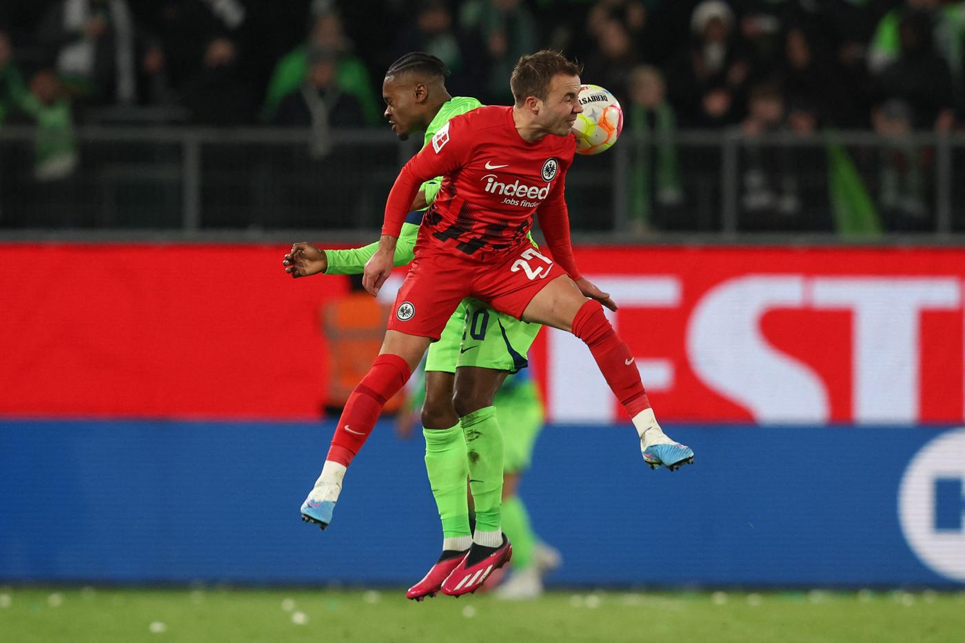 Wolfsburg - Eintracht - 2:2. German Championship, round 23. Match review, statistics.