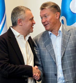 Игорь Суркис и Олег Блохин