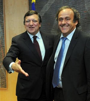 Баррозу и Платини