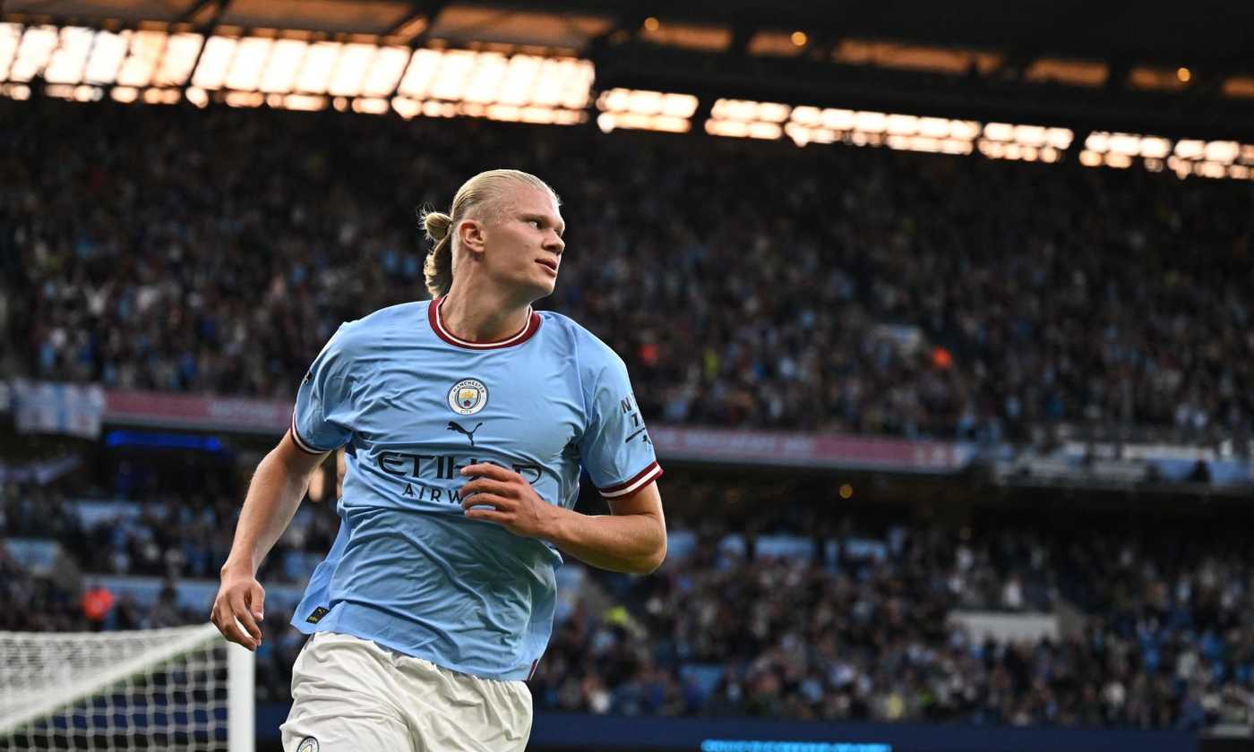 Haaland equaled his father in Premier League goals. Erling also scored