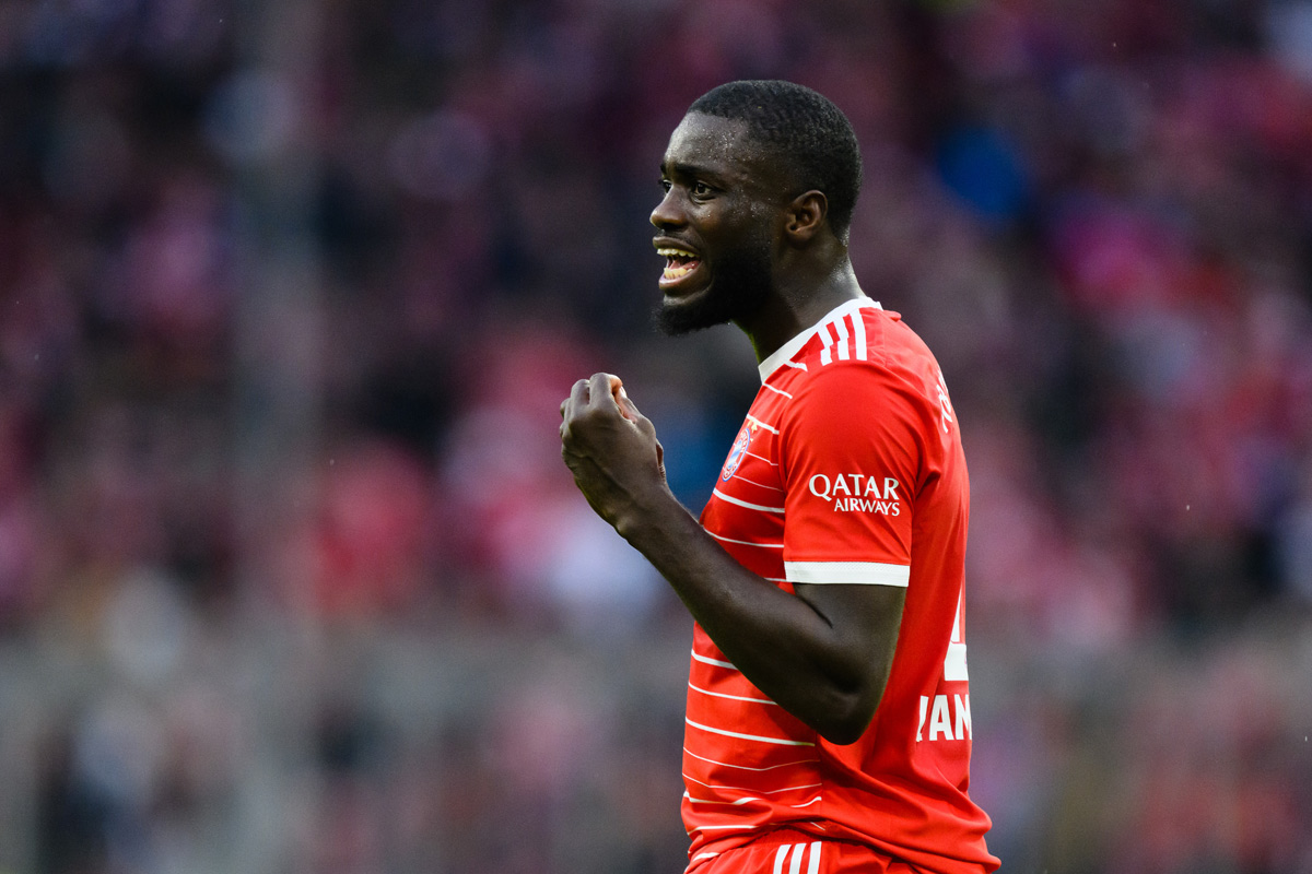 VIDEO: Upamecano's goal for Bayern from his own half (April 2, 2023 ...