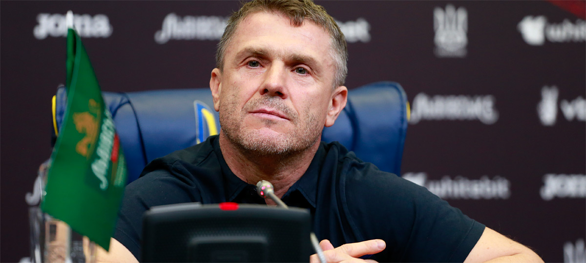 Pressekonferenz. Serhiy Rebrov 