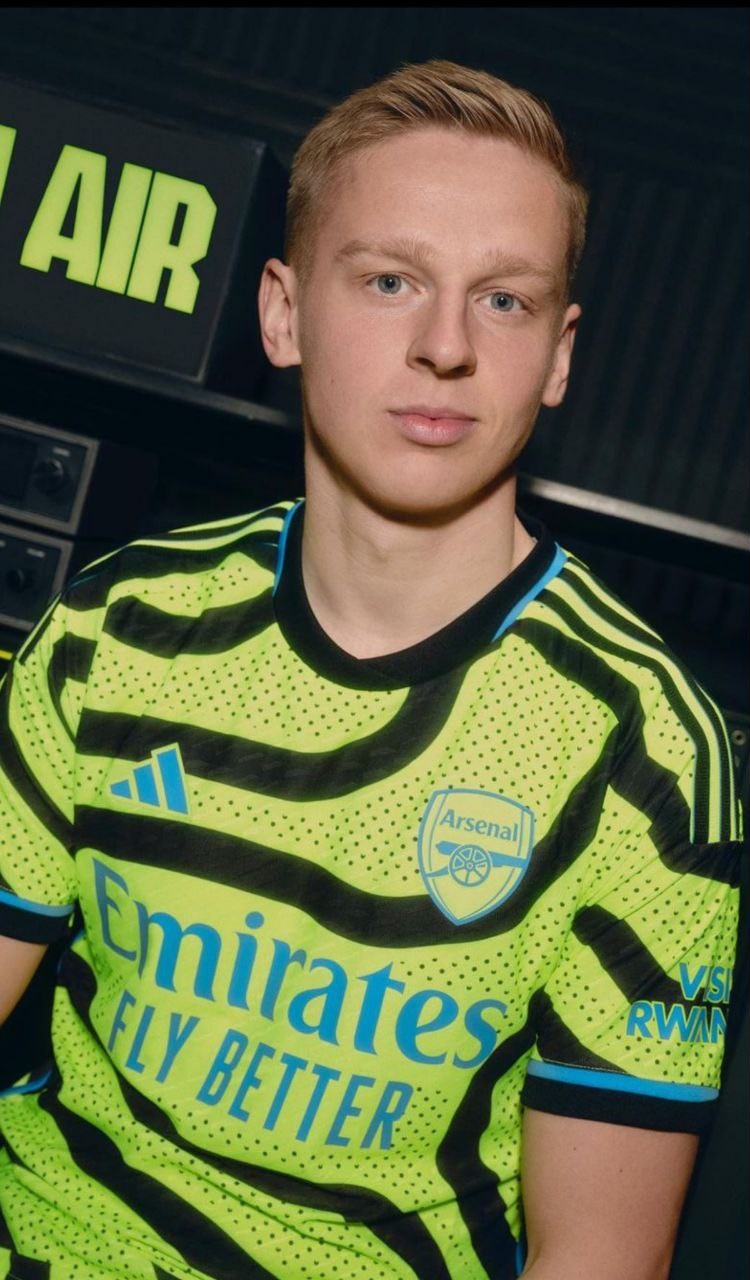 Zinchenko took part in the presentation of Arsenal's new away uniform