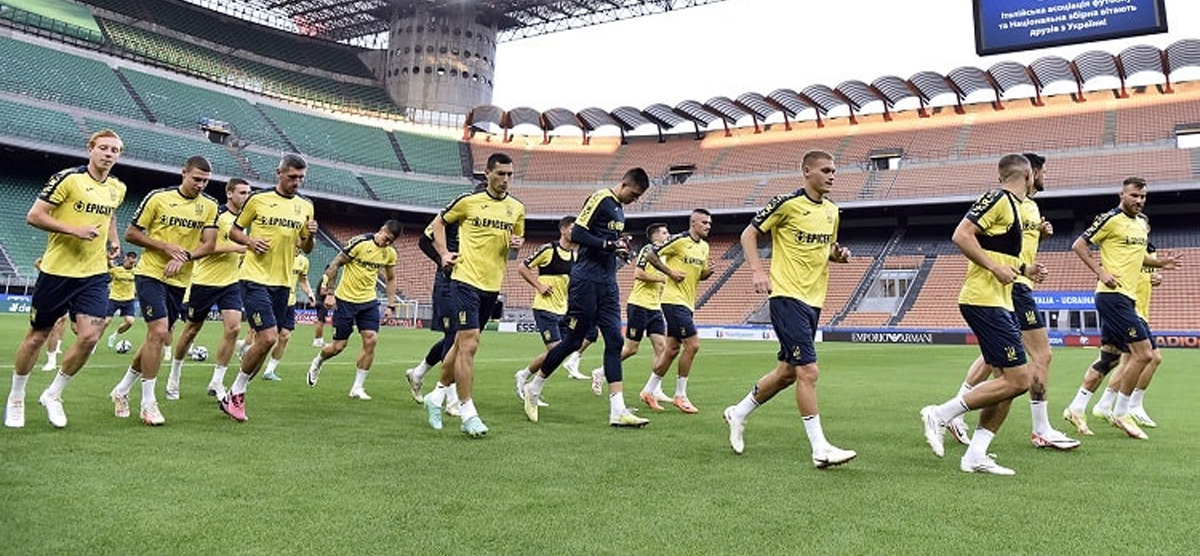 Pre-Match Training and Warm Welcome for Ukraine National Team in Milan