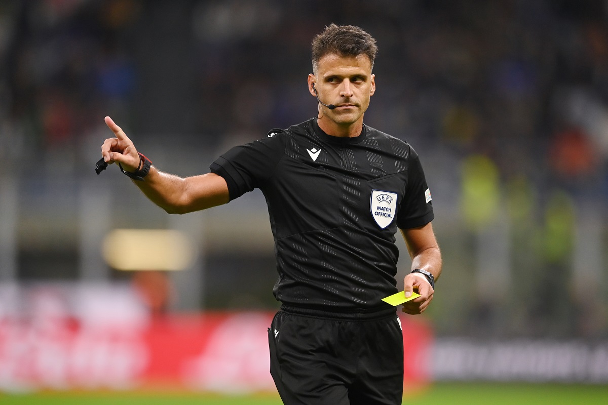 The chief referee of the Euro2024 qualifying match between Ukraine and