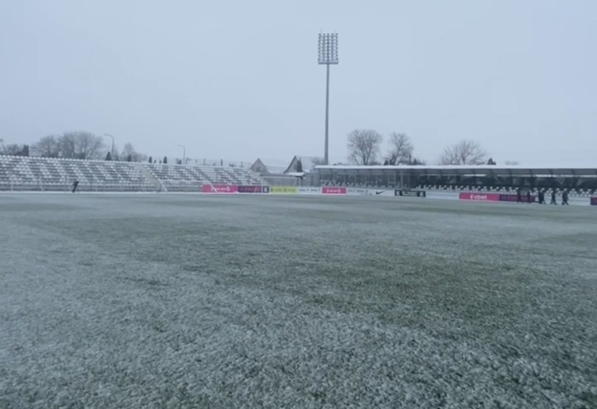 Obolon showed the weather conditions in which the match with Kolos will take place (VIDEO)