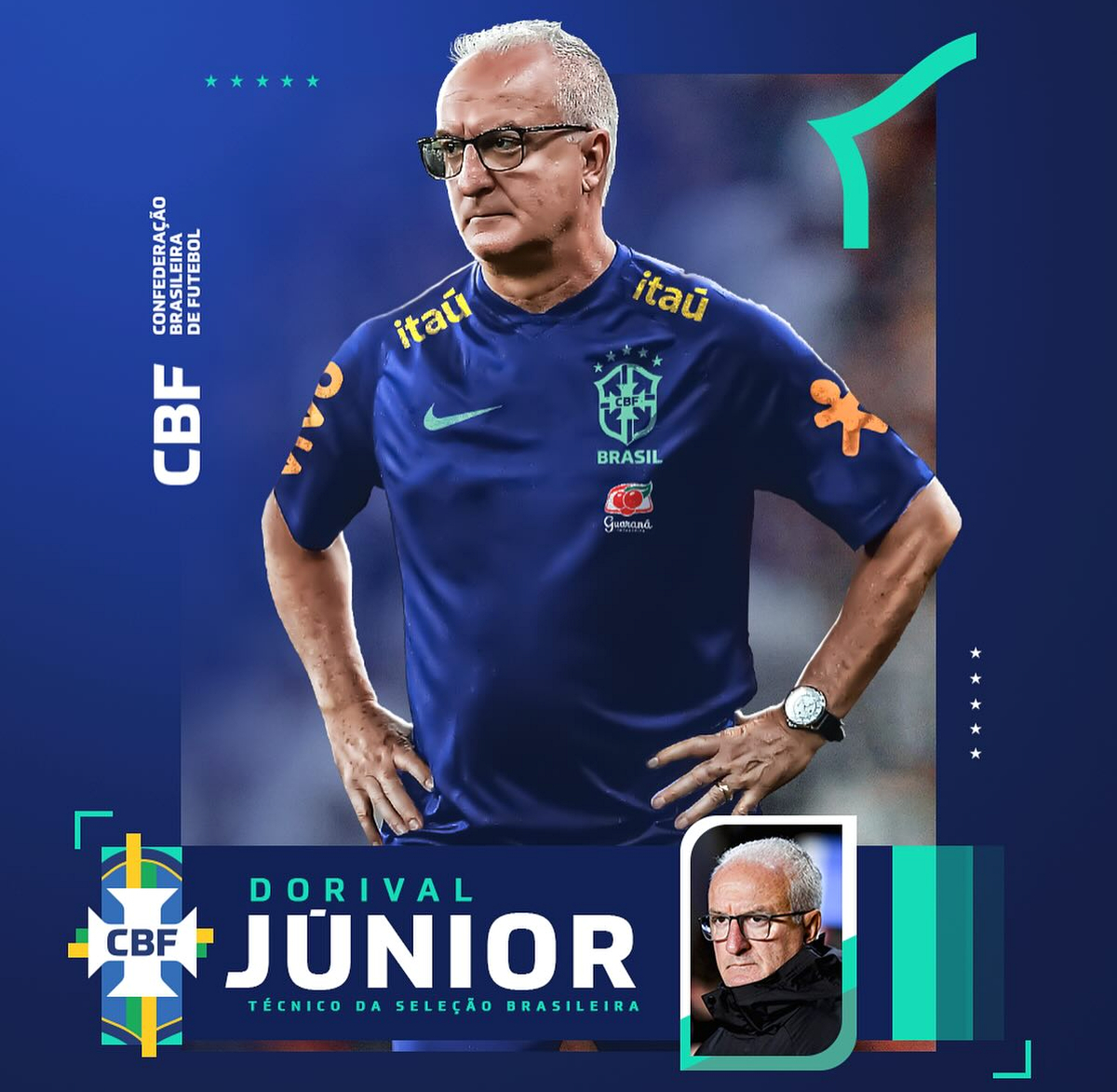 It's official. Dorival Junior is the head coach of the Brazilian national team (Jan. 11, 2024