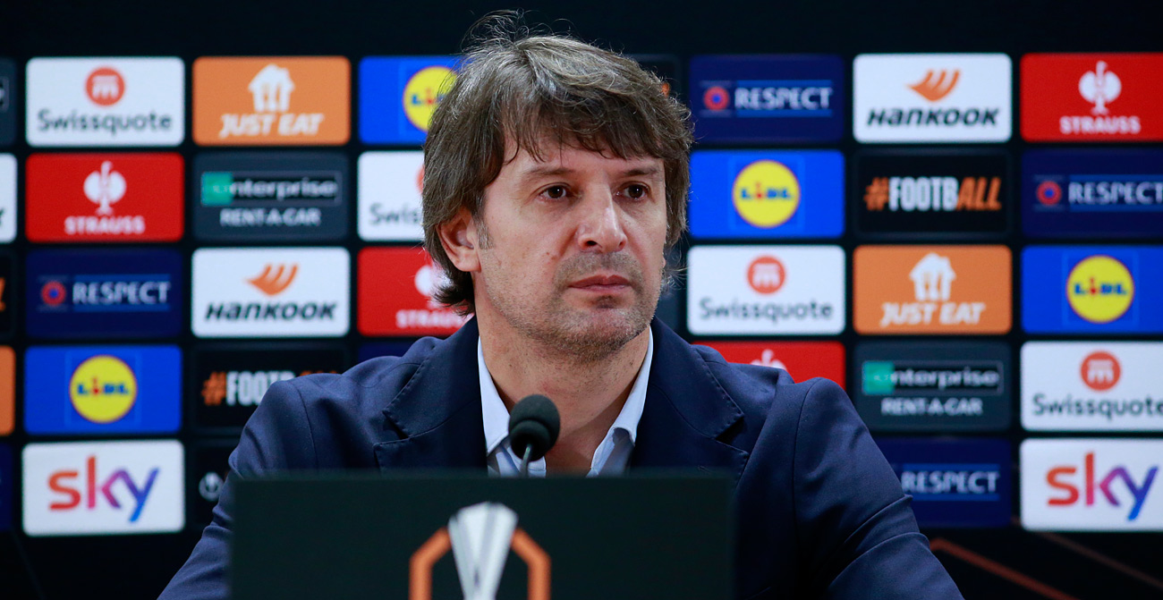 Roma" — "Dynamo" — 10. Postmatch press conference. Shovkovsky "There