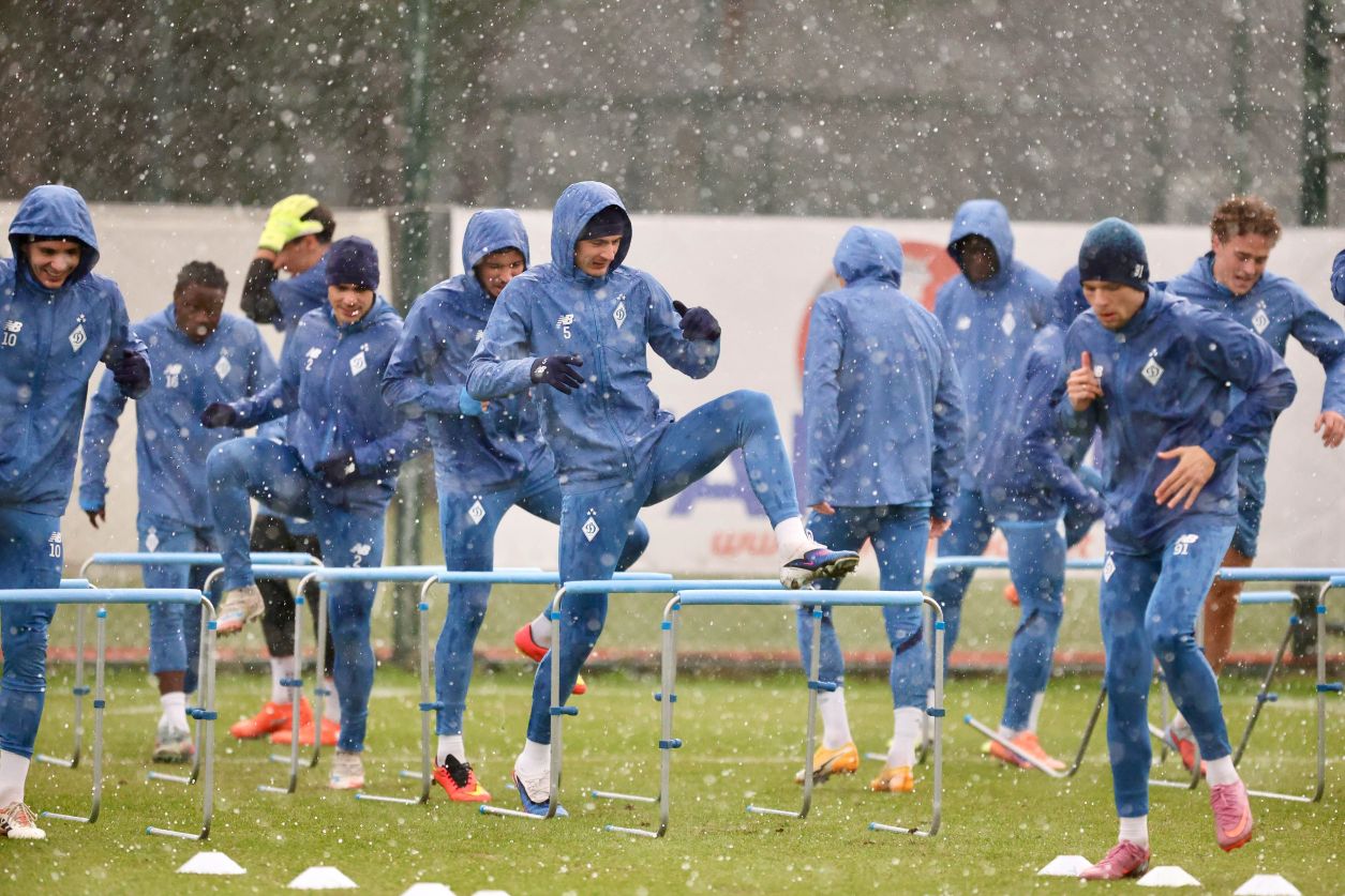 "Динамо" на зборі у Туреччині: насичене тренування під зливою