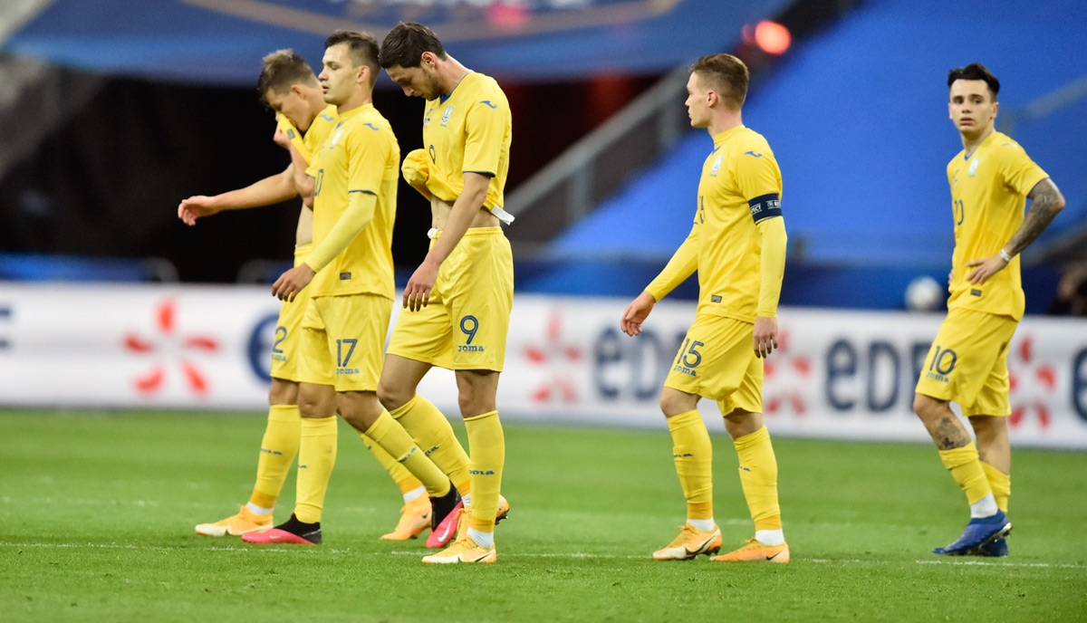 Футбол состав сборной украины против испании