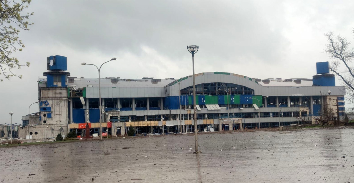 This is what the Mariupol sports complex looks like now