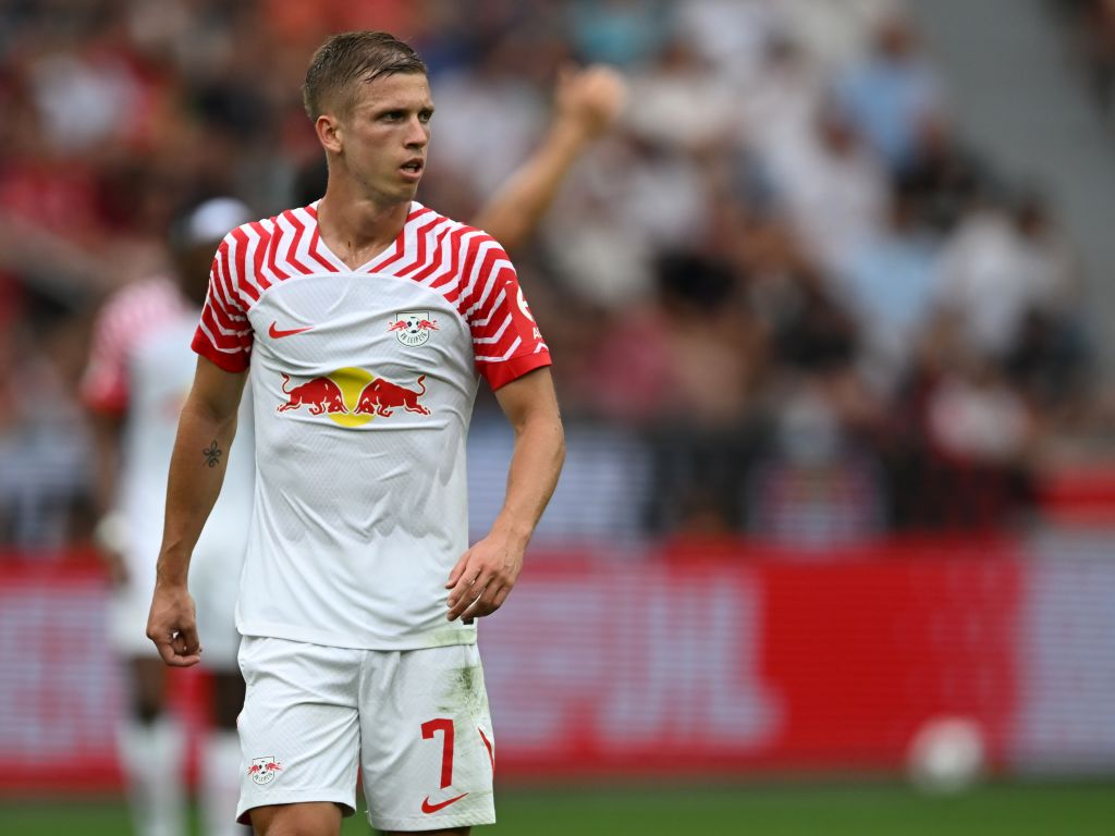 Dani Olmo of RB Leipzig looks on during the UEFA Champions League News  Photo - Getty Images