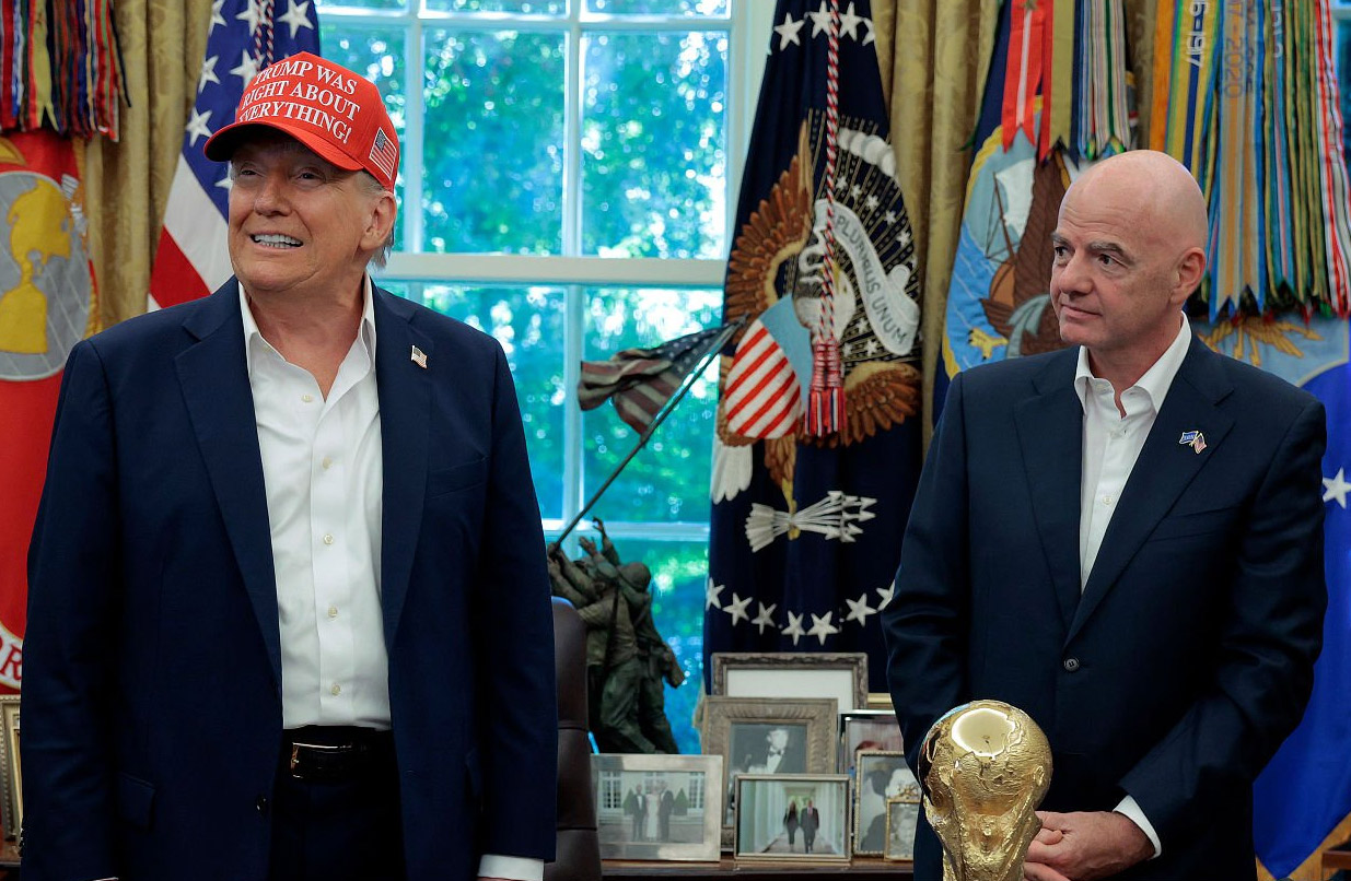 Дональд Трамп и Джанни Инфантино