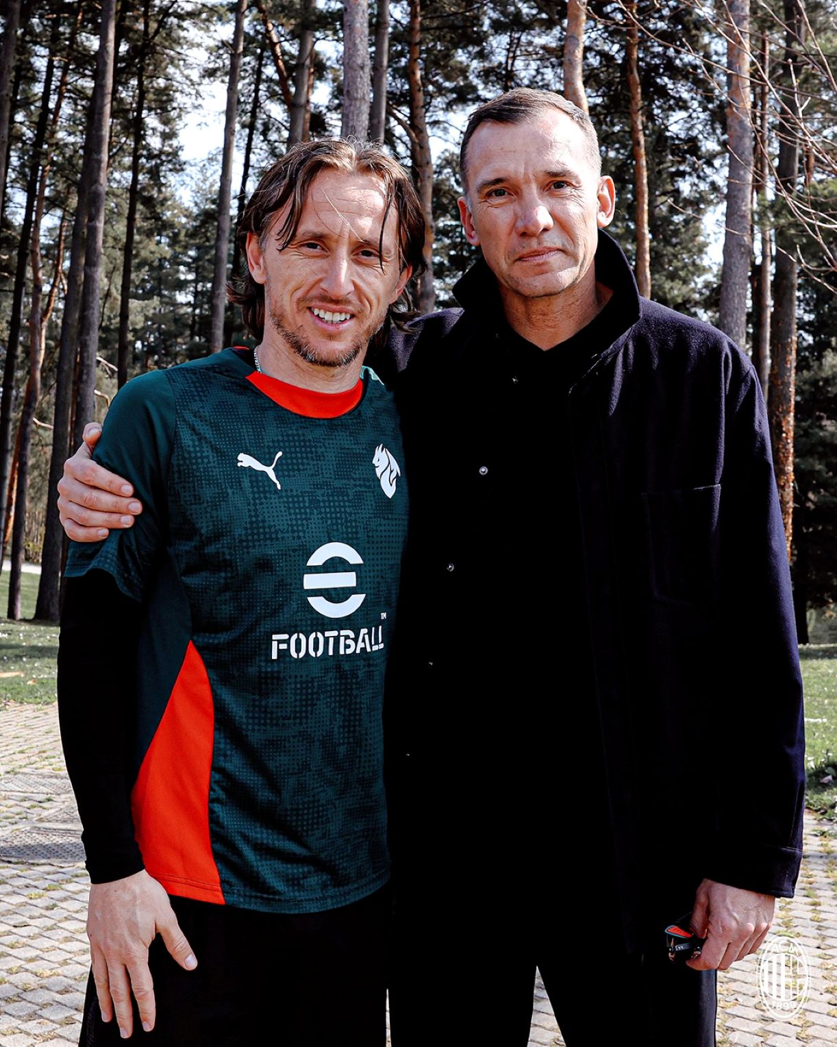 Лука Модріч і Андрей Шевченко