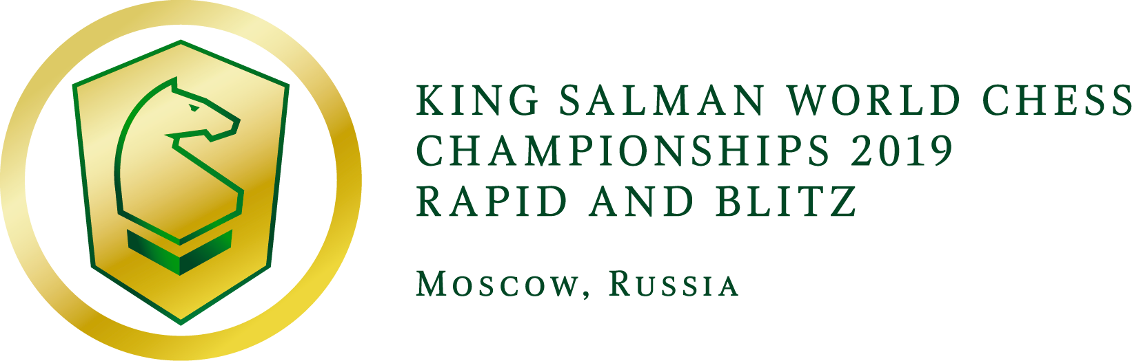 World rapid championship. Rapid World. King Salman International University logo.